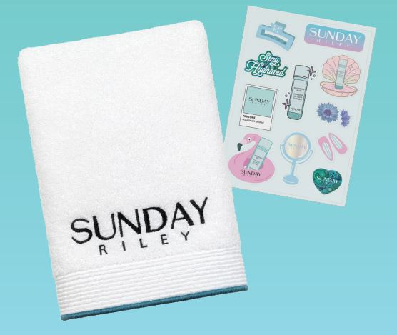 Purchase The New Aquamarine Cleanser and Receive a Complimentary Face Cloth & Stickers