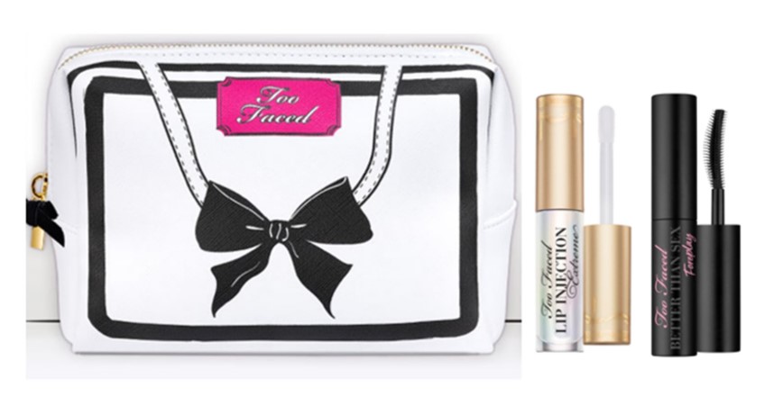Receive your free gift when you purchase any two Too Faced products, one to be the NEW Doll Lashes Mascara