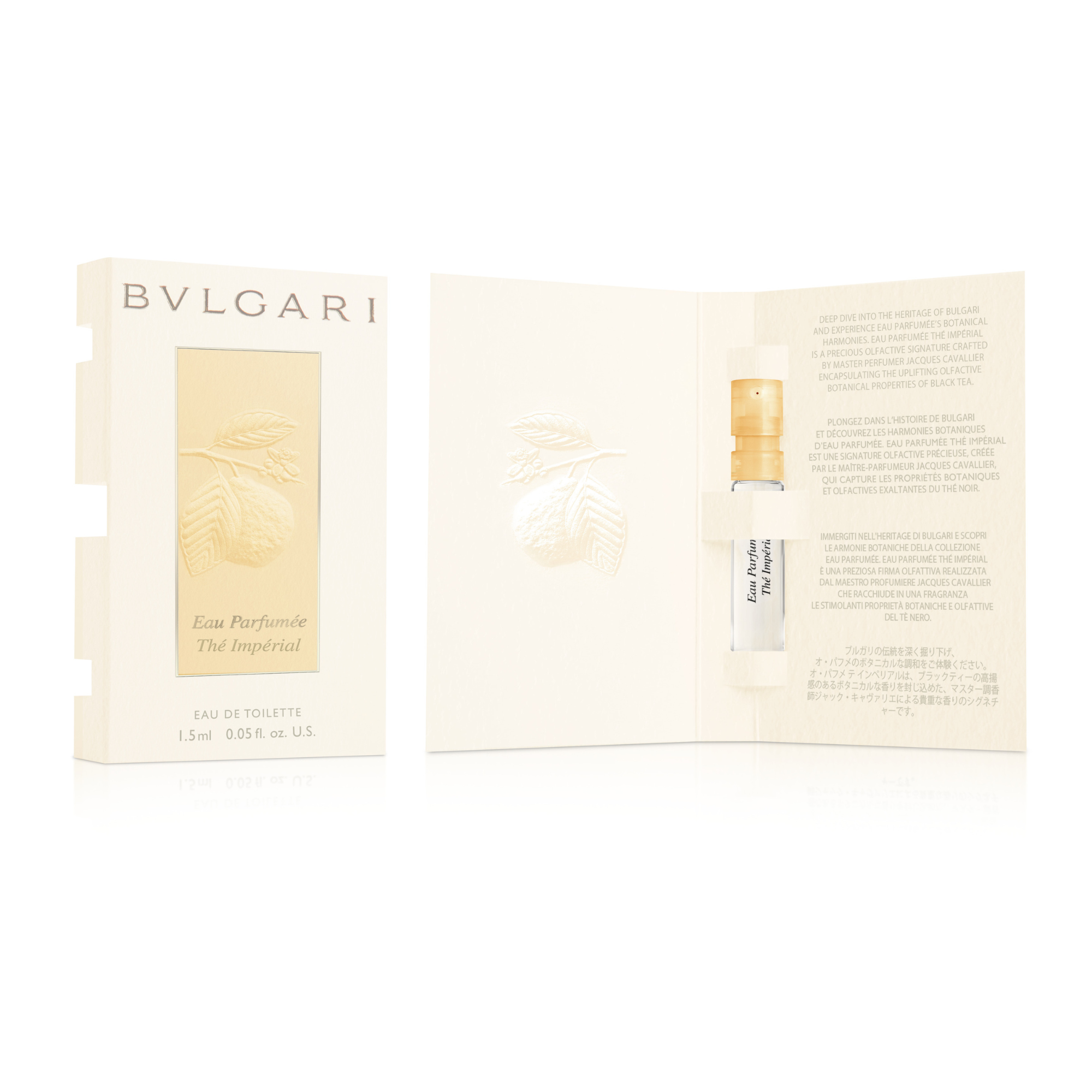 Receive a Complimentary Eau Parfum&eacute;e Th&eacute; Imp&eacute;rial Eau de Toilette 1.5ml, When You Purchase a Full-sized Bvlgari Eau Parfum&eacute;e Th&eacute; Imp&eacute;rial Eau de Toilette
