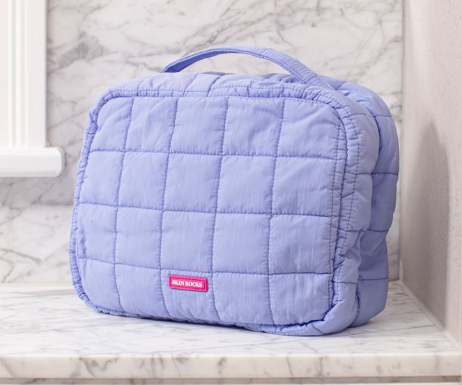 Receive a Complimentary Puffer Bag in Periwinkle, When You Spend €75 on Skin Rocks