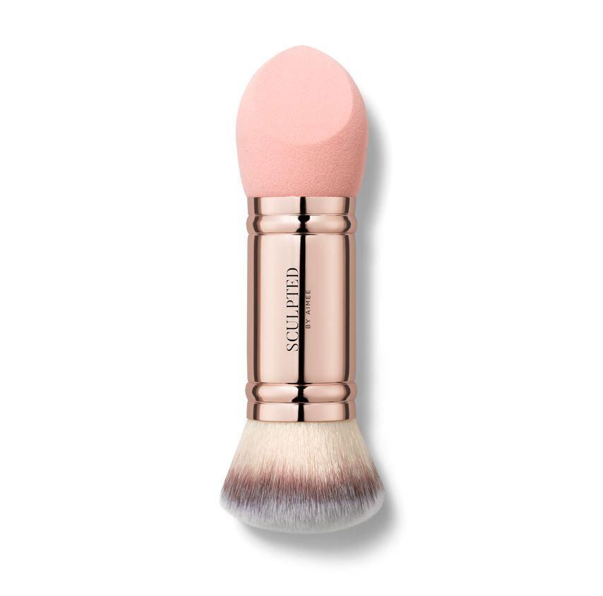 Receive a Complimentary Cushion Brush Duo, When You Purchase Two Sculpted By Aimee Products, One to be the NEW Cream Cushion Foundation