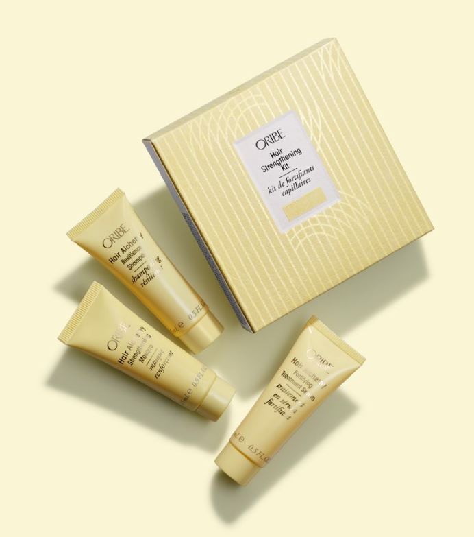 Receive a Complimentary Hair Alchemy Hair Strengthening Kit, When You Purchase Any Two Full Sized Oribe Products
