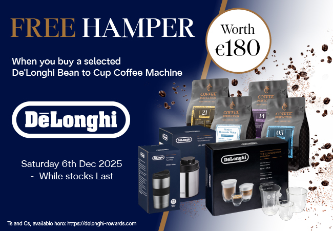 Free Coffee Hamper Worth €180 With Purchase