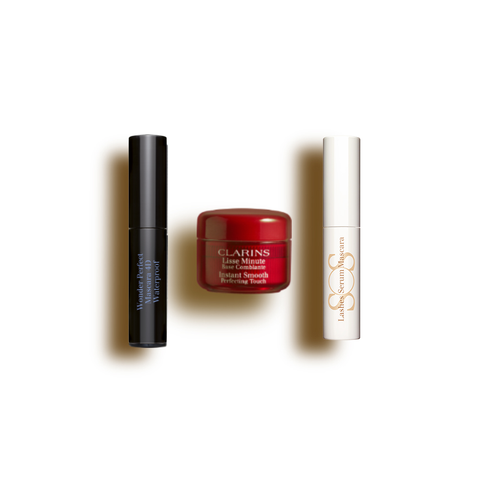 Step-up: Purchase a 3rd product and receive 3 make-up must haves.